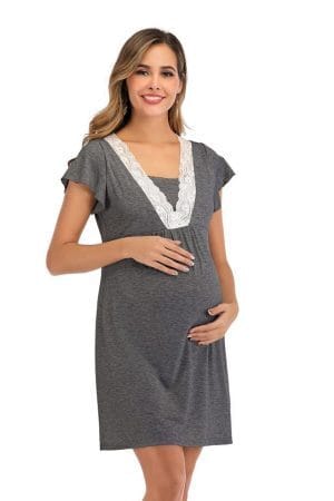 Camison Iris - Lactancia y Maternidad Manga Kimono